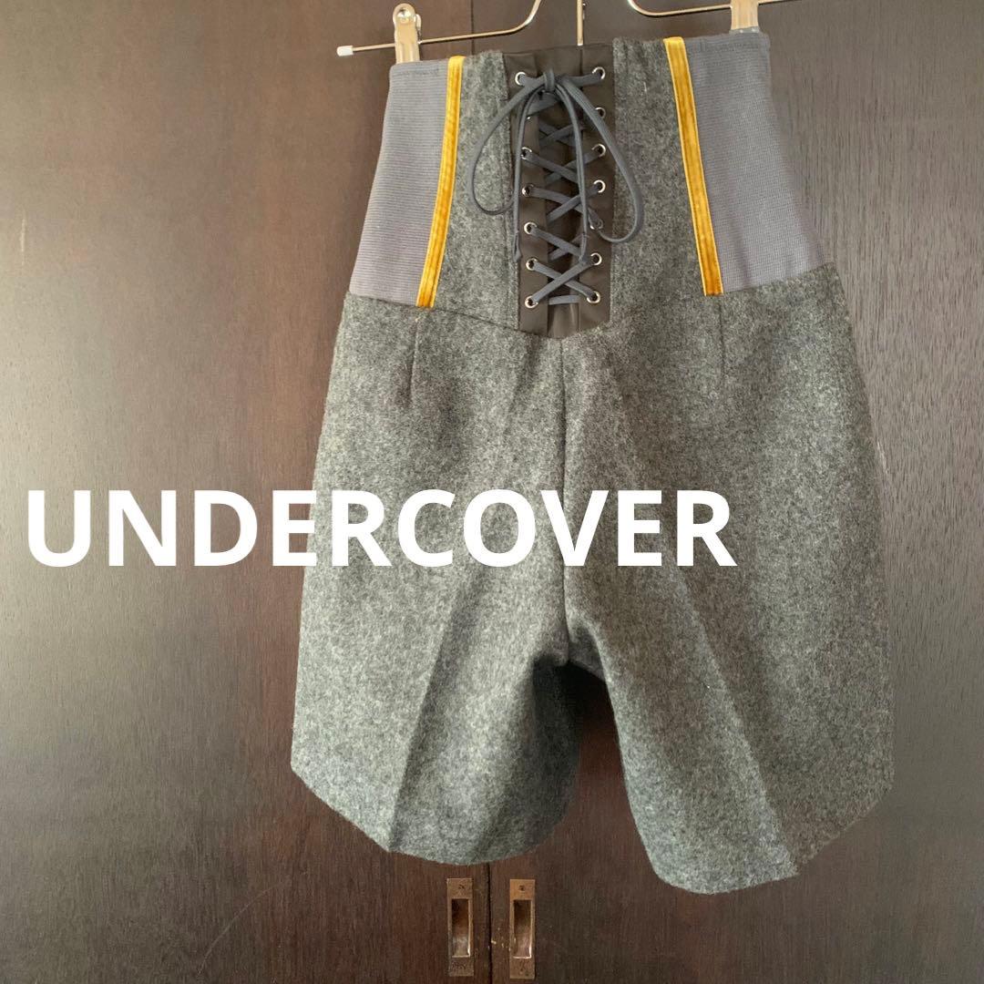 編み上げコルセットジョッパーズ風フェルト生地ハーフパンツ✨美品／アンダーカバー