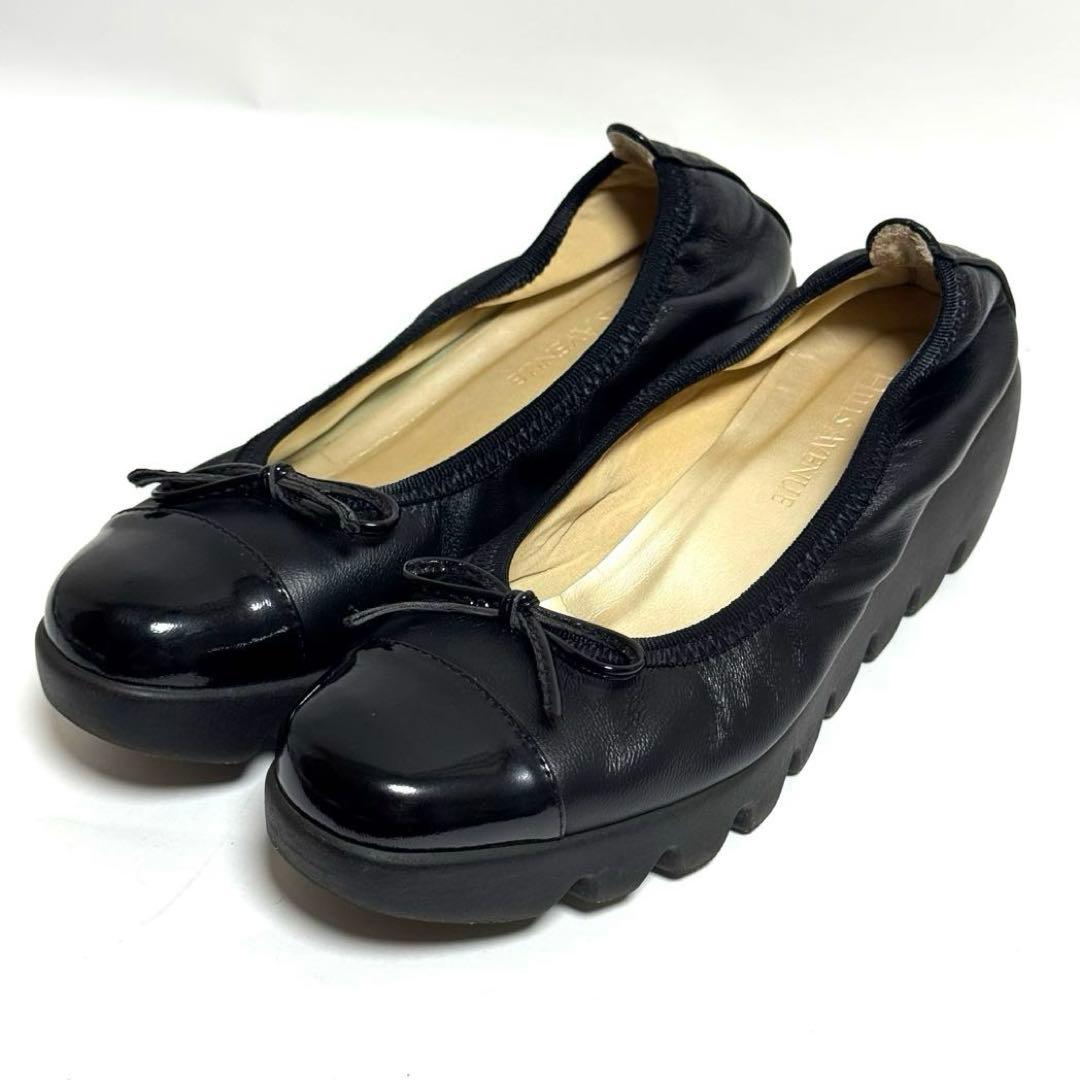 極美品✨　HILLS AVENUE ヒルズアヴェニュー　ウェーブソール バレエ