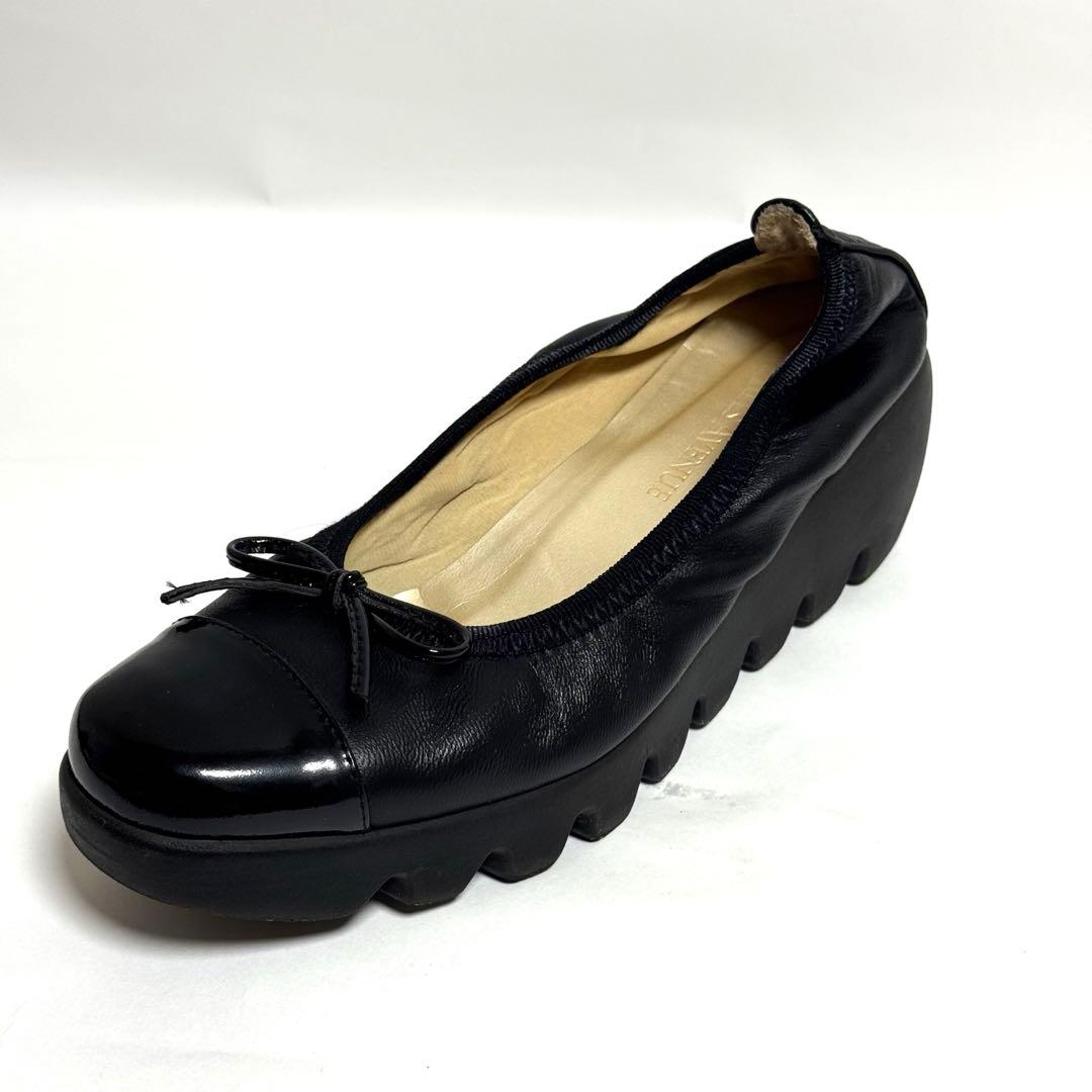 極美品✨　HILLS AVENUE ヒルズアヴェニュー　ウェーブソール バレエ