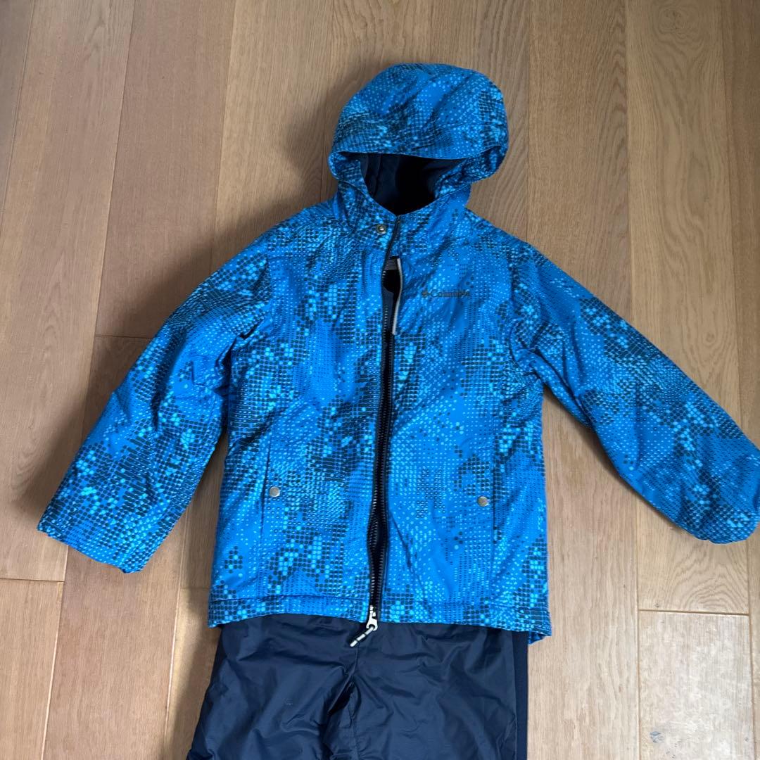Columbia コロンビア　子ども用スノーウェア XS 青