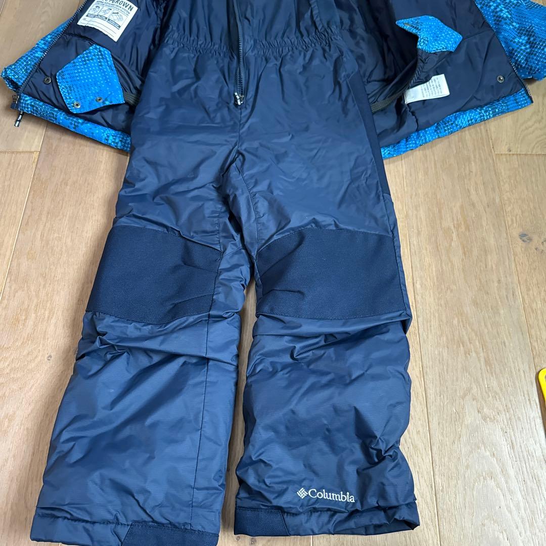 Columbia コロンビア　子ども用スノーウェア XS 青