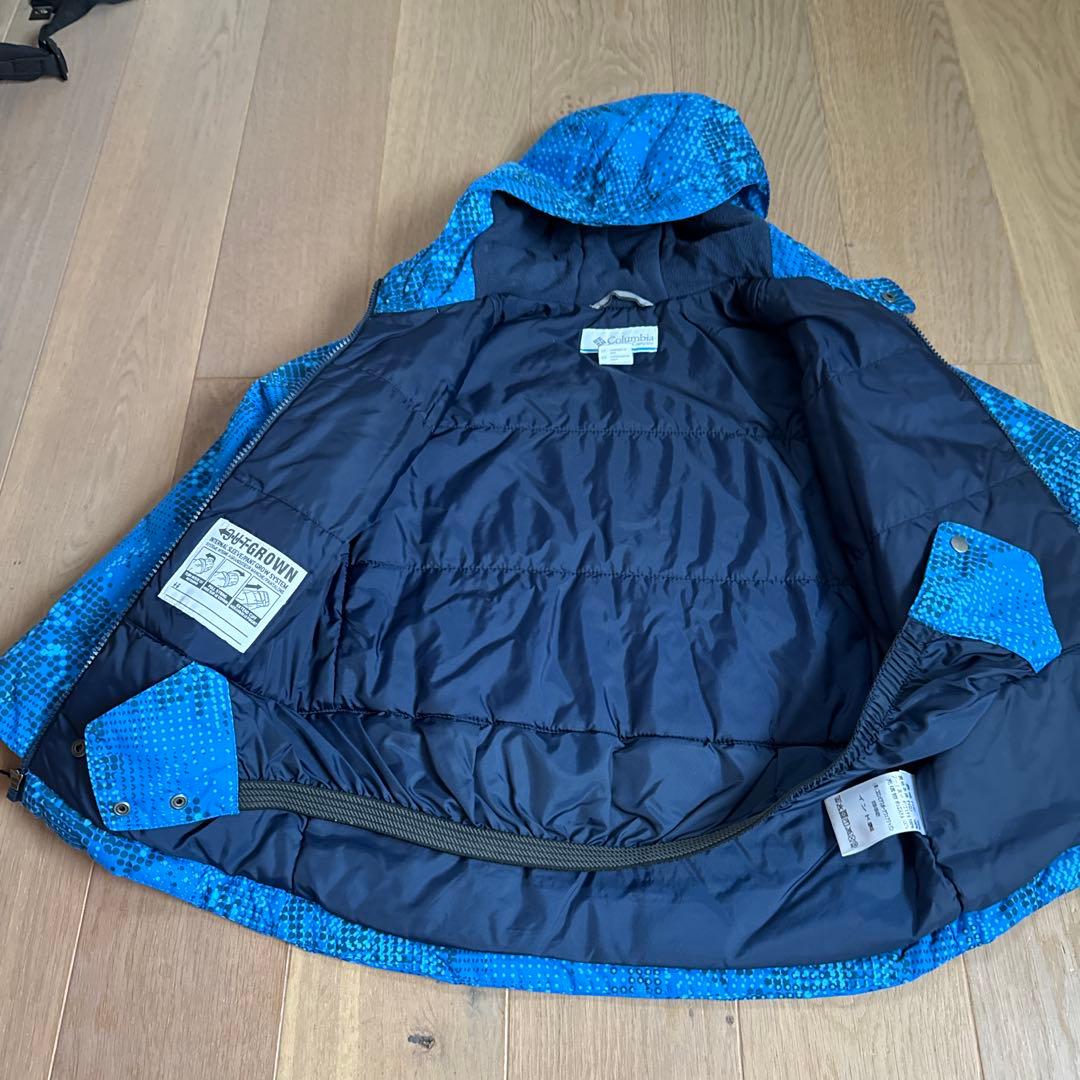 Columbia コロンビア　子ども用スノーウェア XS 青