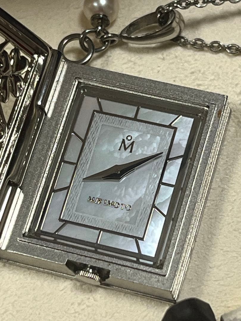 美品MIKIMOTO ミキモト ペンダントウォッチ 完売品