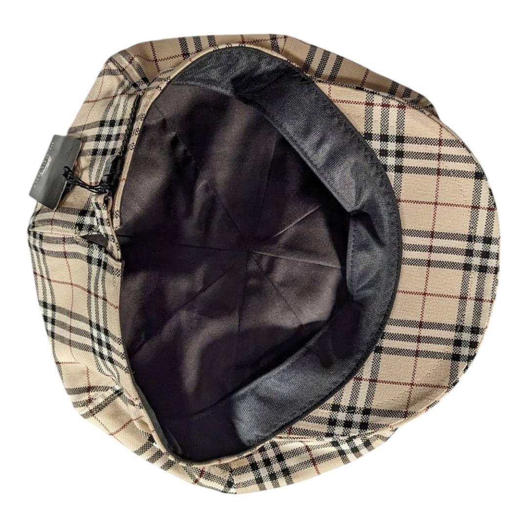 BURBERRY アジャスター 付き ベレー帽 キャスケット ノバチェック F