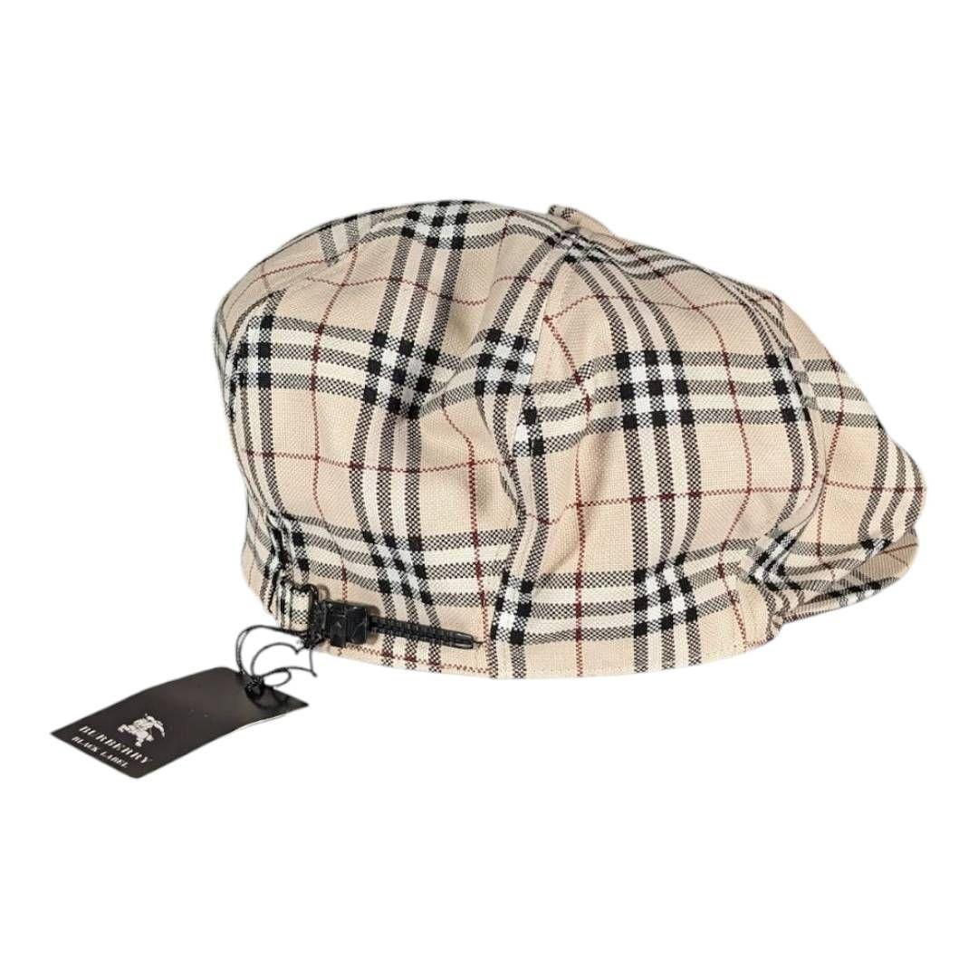 BURBERRY アジャスター 付き ベレー帽 キャスケット ノバチェック F