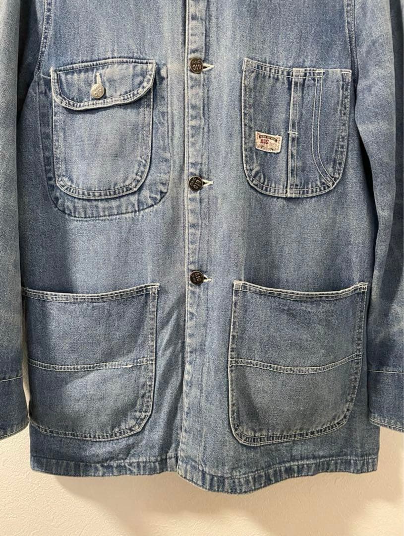 70s BIG JEANS デニムカバーオール Mサイズ デニムジャケット