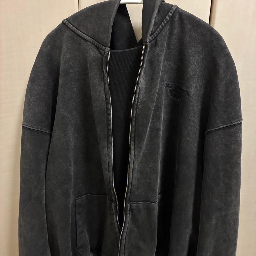 CDL TOKYO Acid Wash Zip Hoodie ØMI 登坂広臣