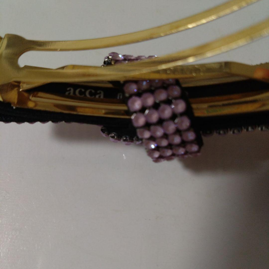 acca アマレッティ　バレッタ　ラベンダーディライト　8cm金具 限定