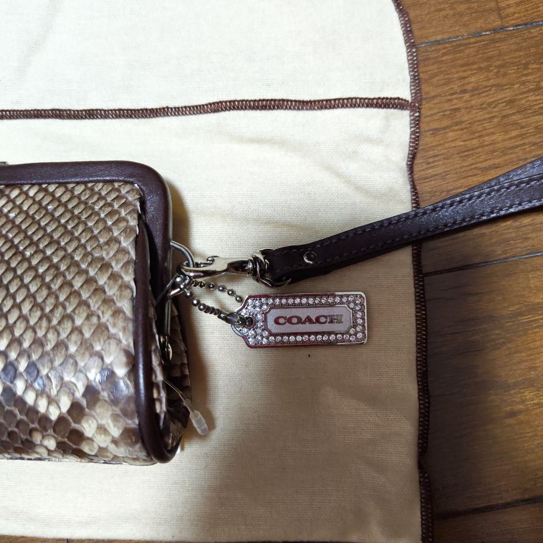 COACH コーチ クラッチバック がま口タイプ新品