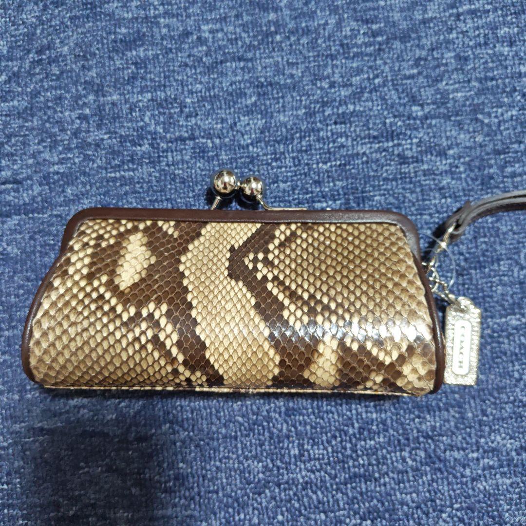 COACH コーチ クラッチバック がま口タイプ新品