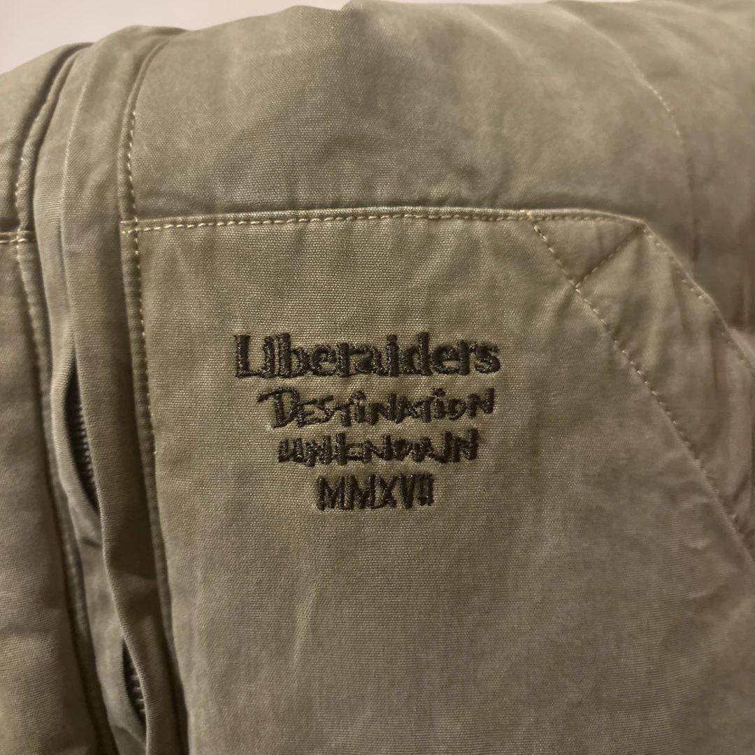 Liberaiders キルティングジャケットベスト　コットン　カーキ　XL