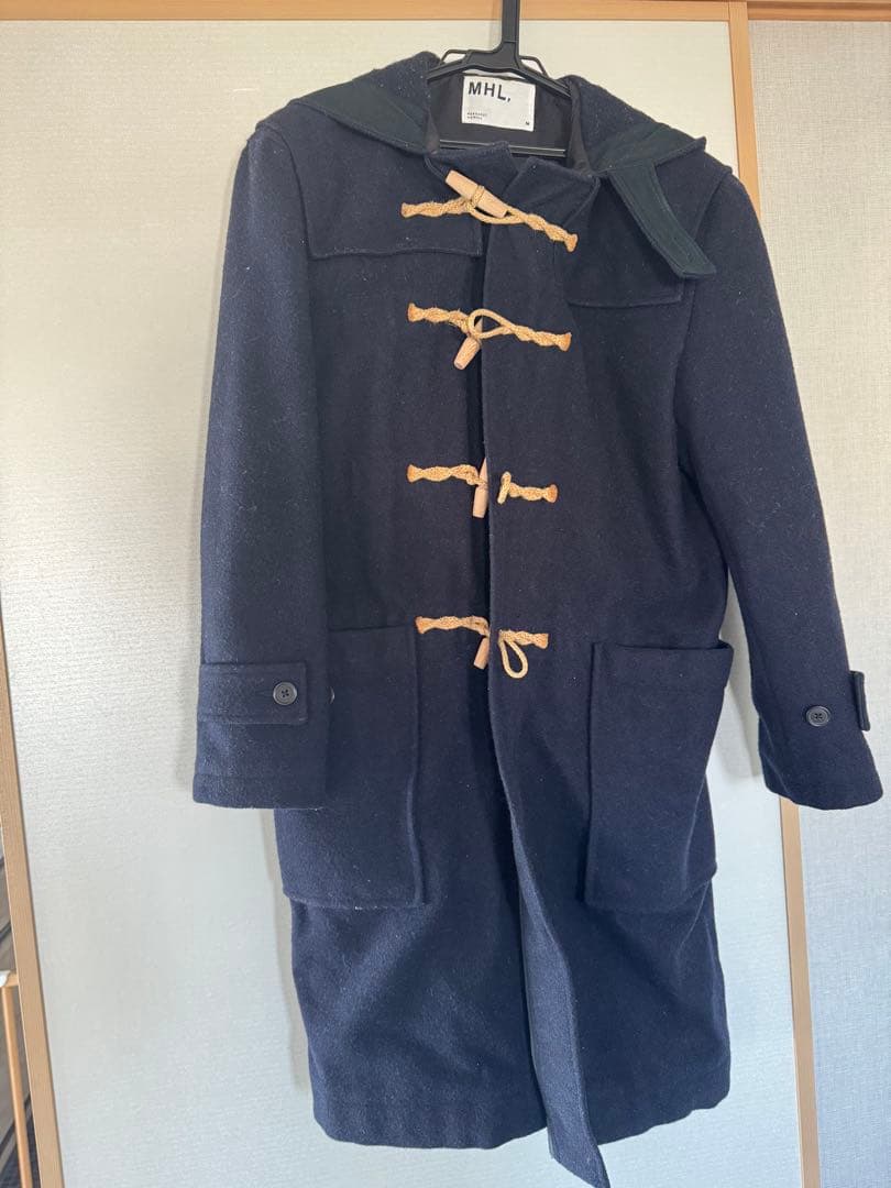 【モリッシー】MHL, ダッフルコート Mサイズ ネイビー