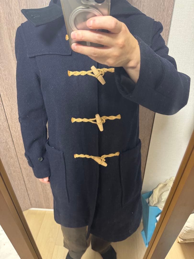 【モリッシー】MHL, ダッフルコート Mサイズ ネイビー