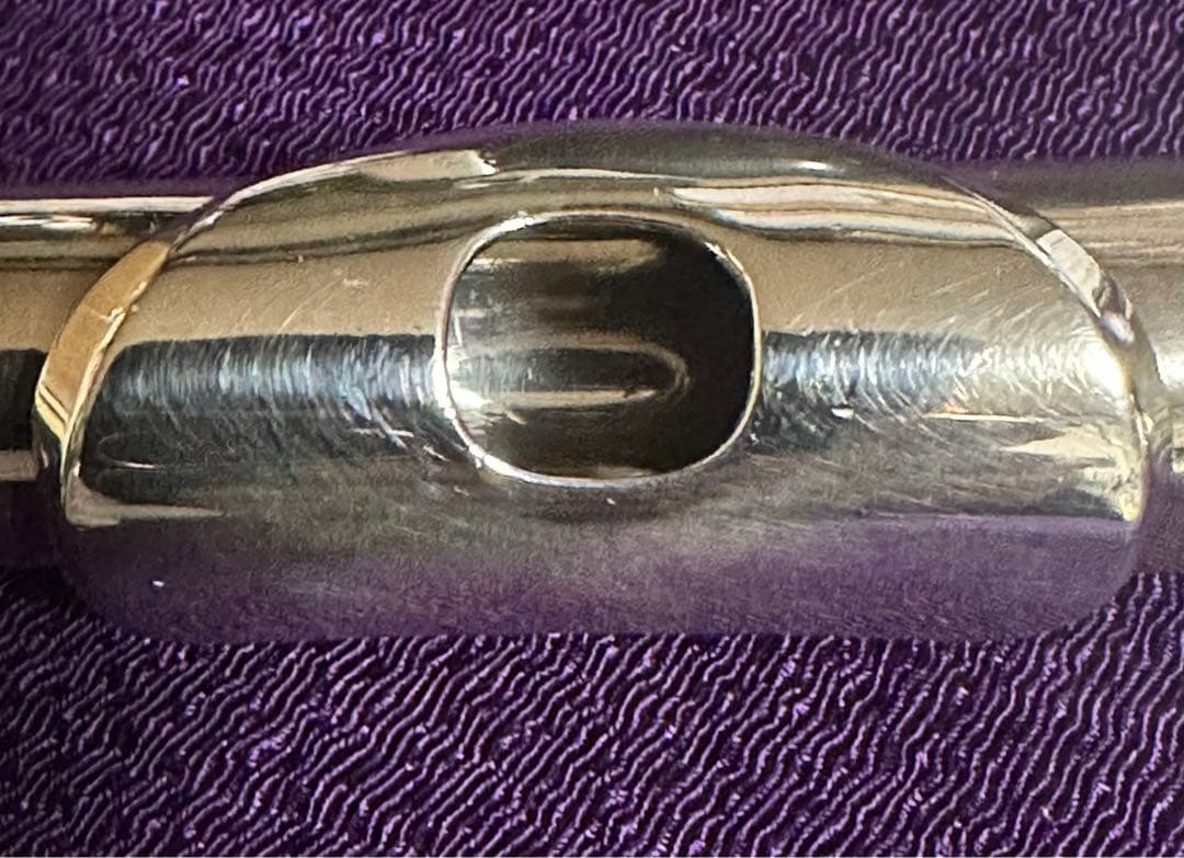 s*a様 アンティーク YAMAHA全て銀製のフルートヘッドジョイント