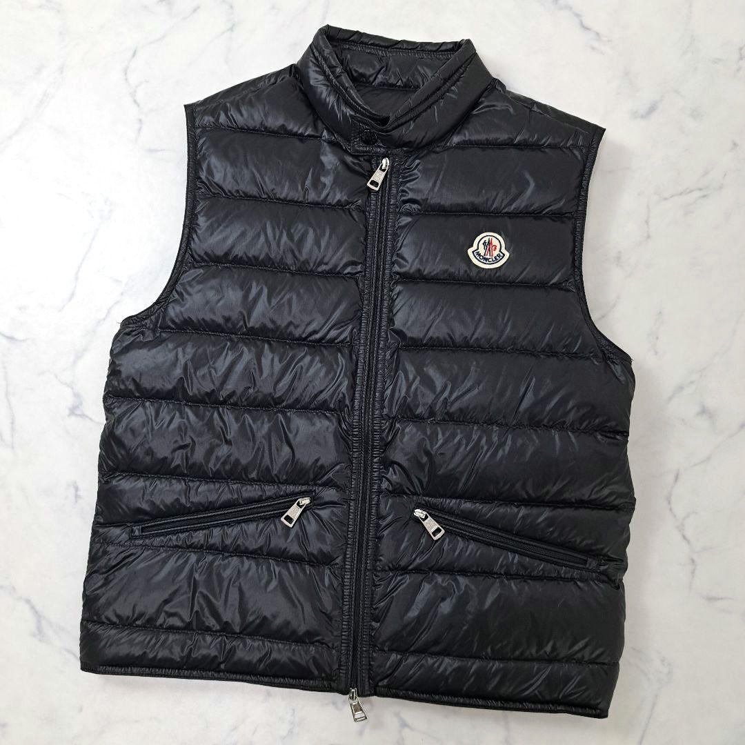 極美品★MONCLER モンクレール 人気 GUI 超軽量 ライトダウンベスト