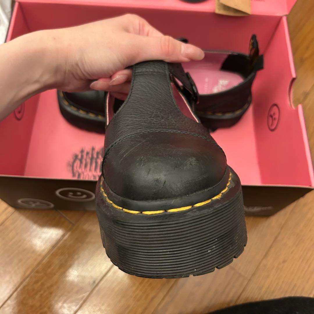 【UK5】ドクターマーチン LAZY OAF コラボ 厚底