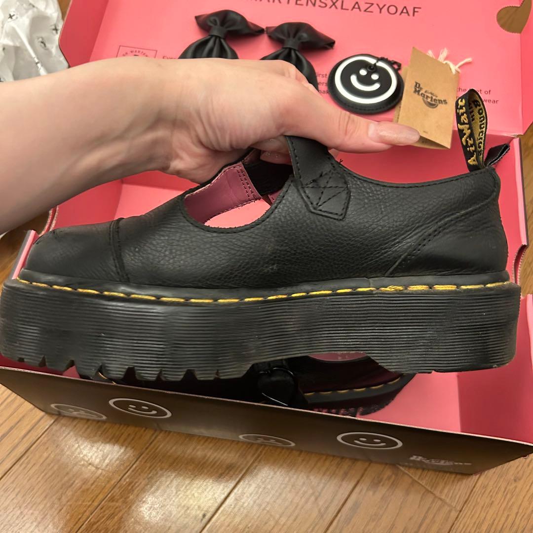 【UK5】ドクターマーチン LAZY OAF コラボ 厚底