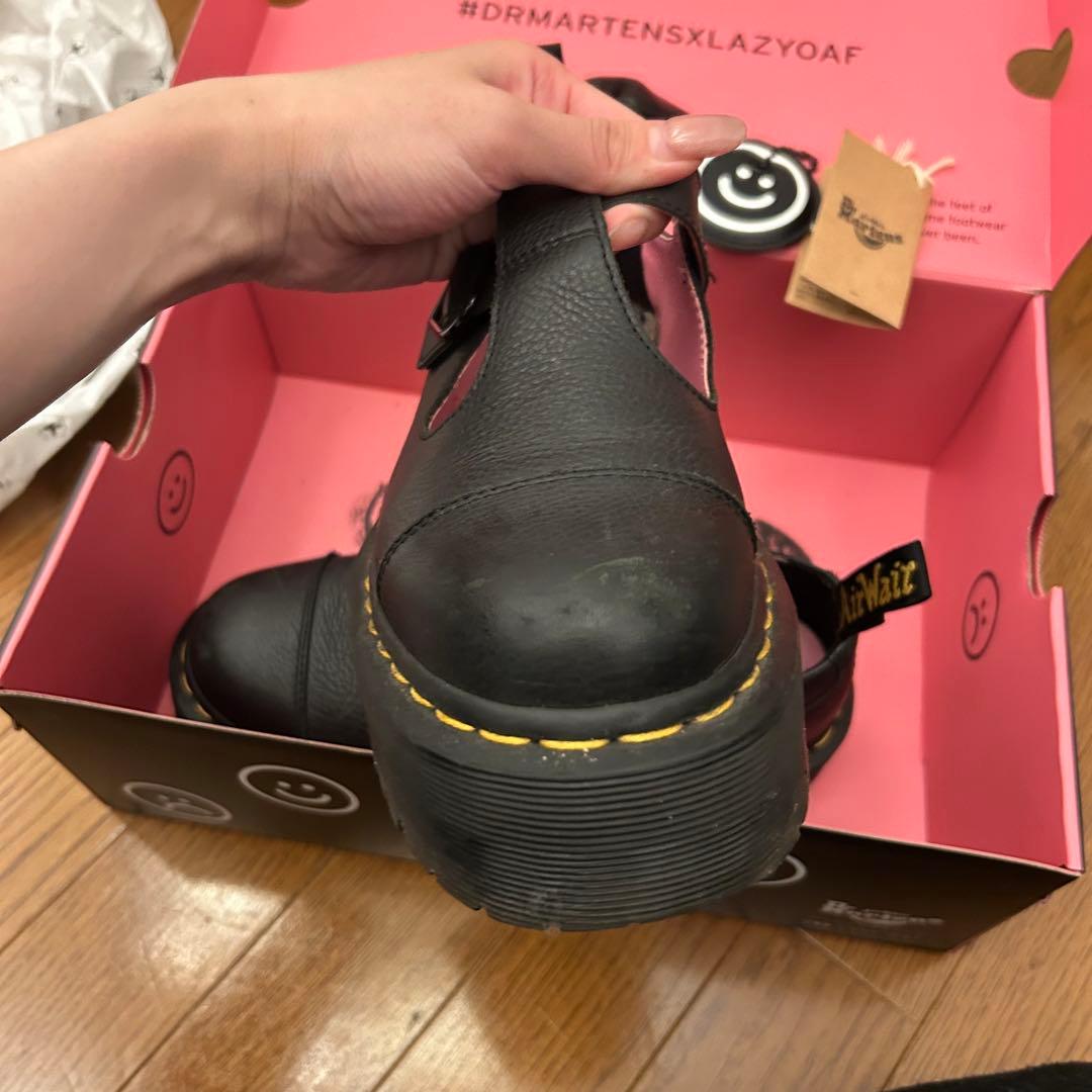 【UK5】ドクターマーチン LAZY OAF コラボ 厚底