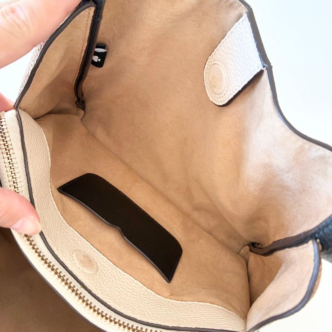 【極美品】kate spade 2way ハンドバッグ ノット カラーブロック