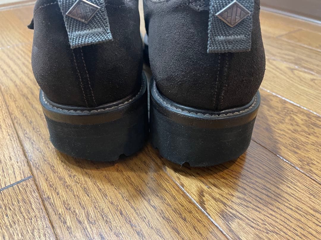 ダブルエイチ WH ダブルモンク7.5 ダークブラウン　干場義雅