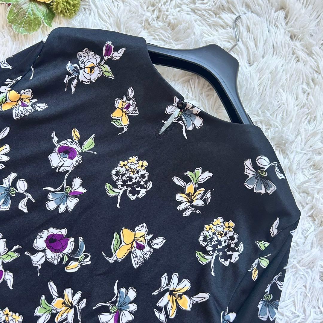 極美品 2022年♡レリアン プラスハウス チュニック 花柄 ドット 13+