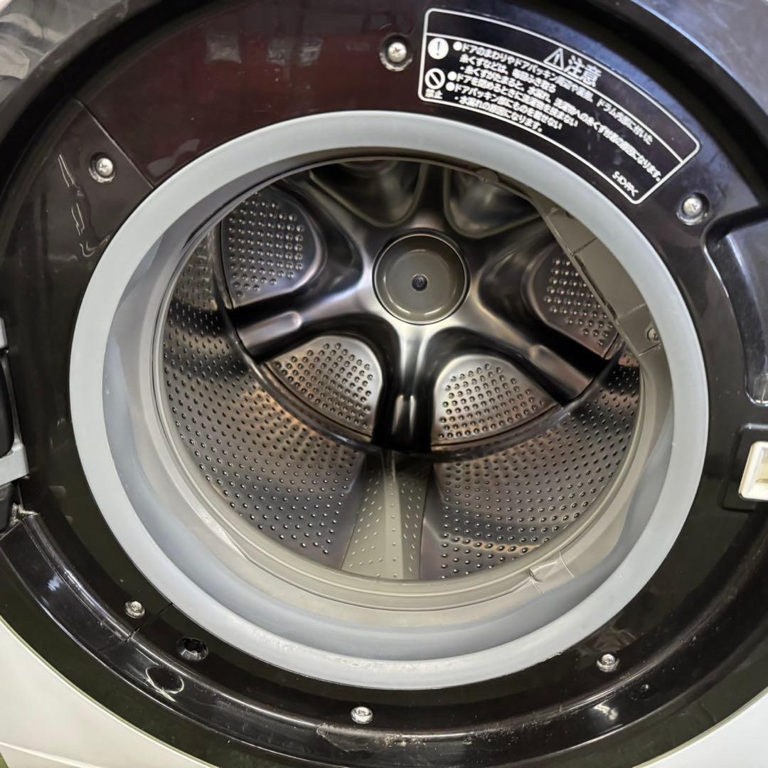 298 日立ドラム式洗濯機　乾燥付　11/6キロ　小型　一人暮らし　左開き