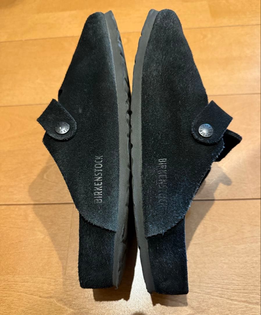 【レア:別注】BIRKENSTOCK オールブラック　ボストン　ビームス別注