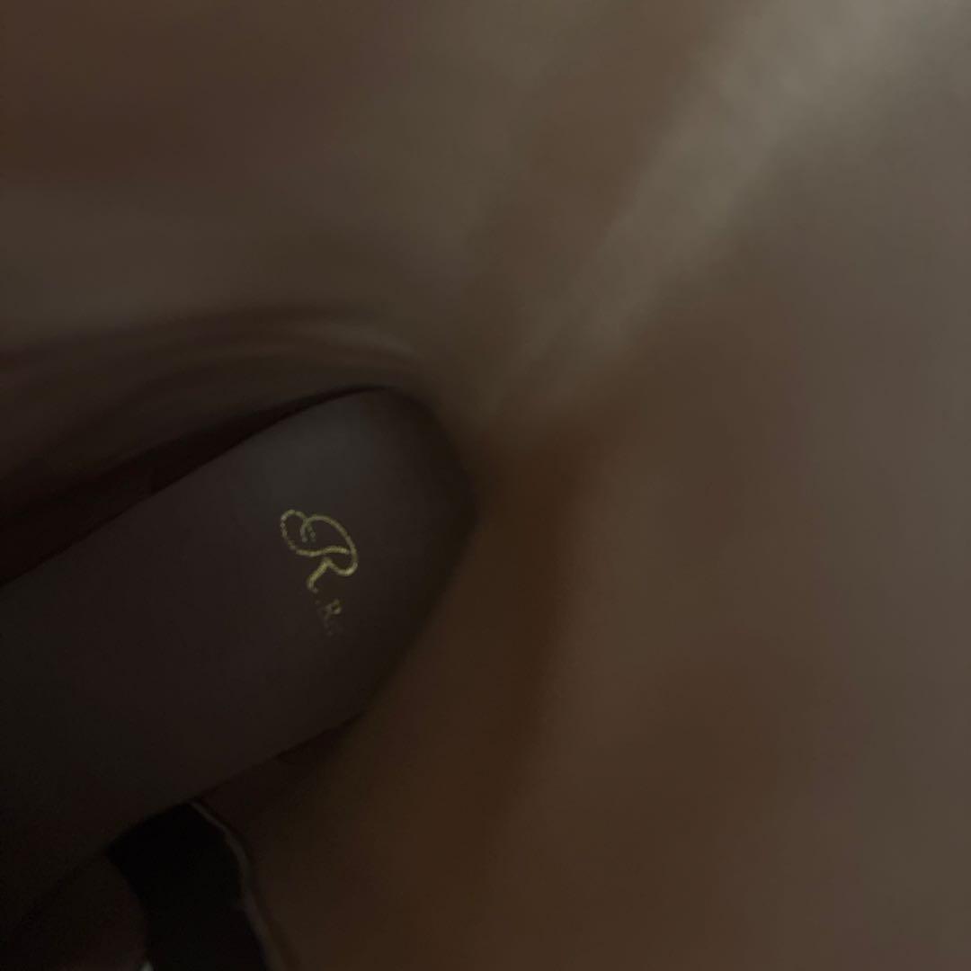 【未使用品】リズラフィーネ　本革ロングブーツ　ダークブラウン　24cm