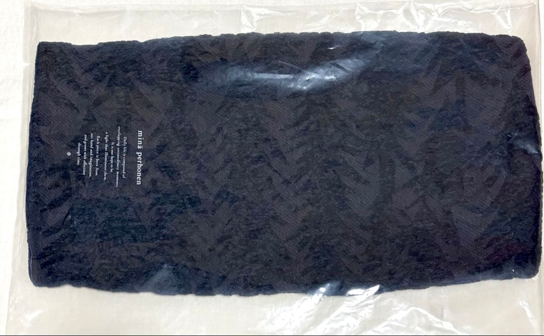 【レア】新品未使用　ミナペルホネン salo クッションカバー　ネイビー