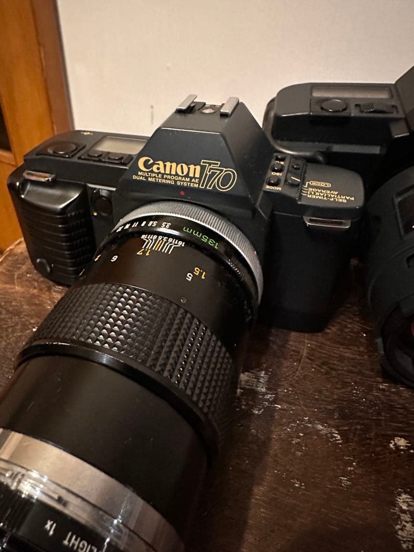 Canon T80 AC35-70 + T70 完動品セット
