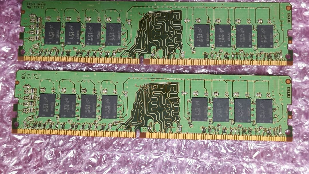 ddr4 16gx2枚 32g 動作確認済み ④