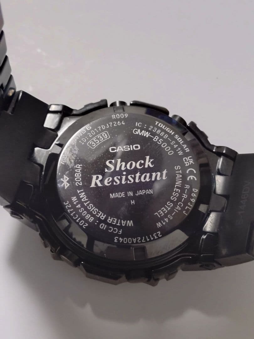 ⭐カシオ　国内正規品　G-SHOCK GMW-B5000BPC-1JF ブラック