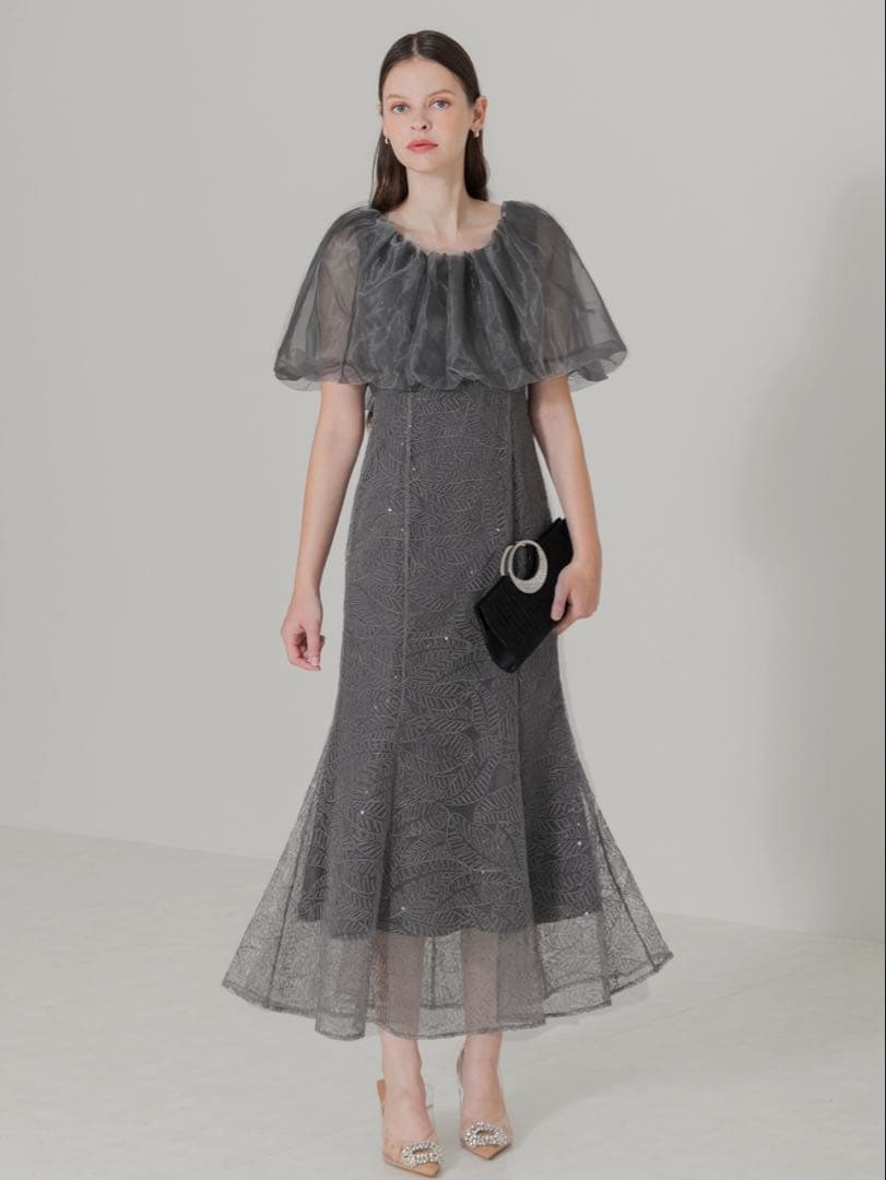 【Leja】2WAYマーメイドワンピースロングドレス