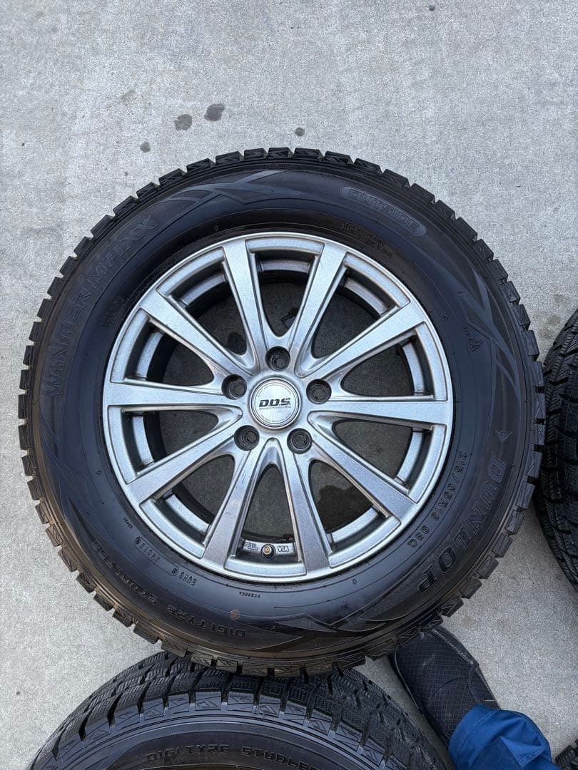 dosホイール　16インチ　スタッドレスタイヤ　アルファード