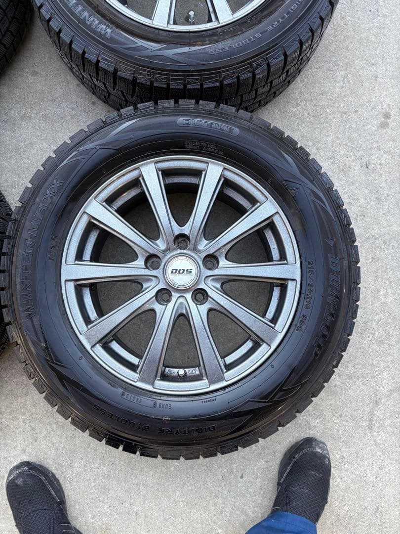 dosホイール　16インチ　スタッドレスタイヤ　アルファード