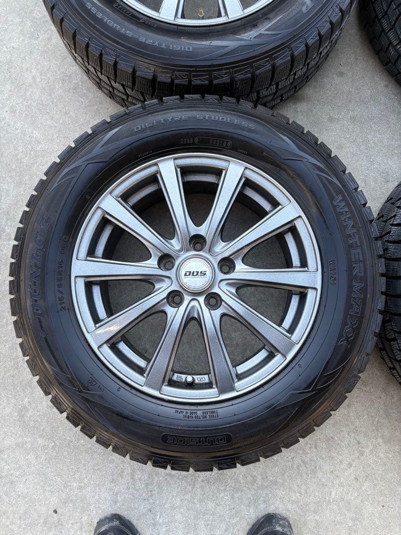 dosホイール　16インチ　スタッドレスタイヤ　アルファード