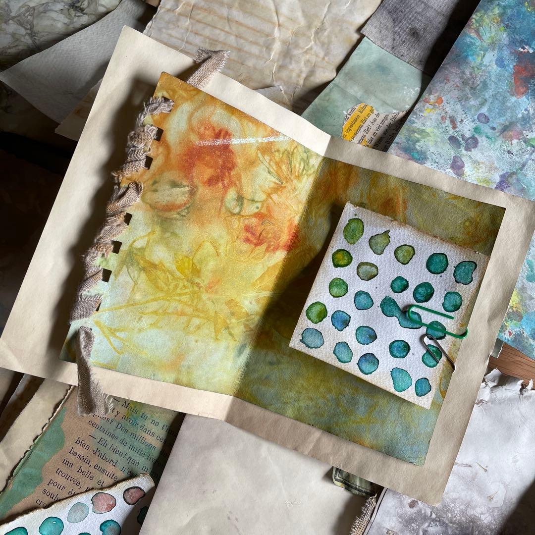 庭の本棚　 「襤褸の本12〜路地裏の本〜」 アートブック　ジャンクジャーナル