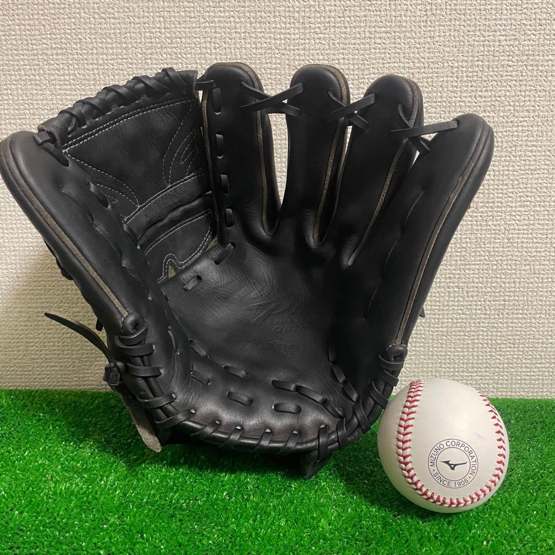 ミズノプロ　硬式　高校野球対応カラー　HAGA JAPAN 耕作印