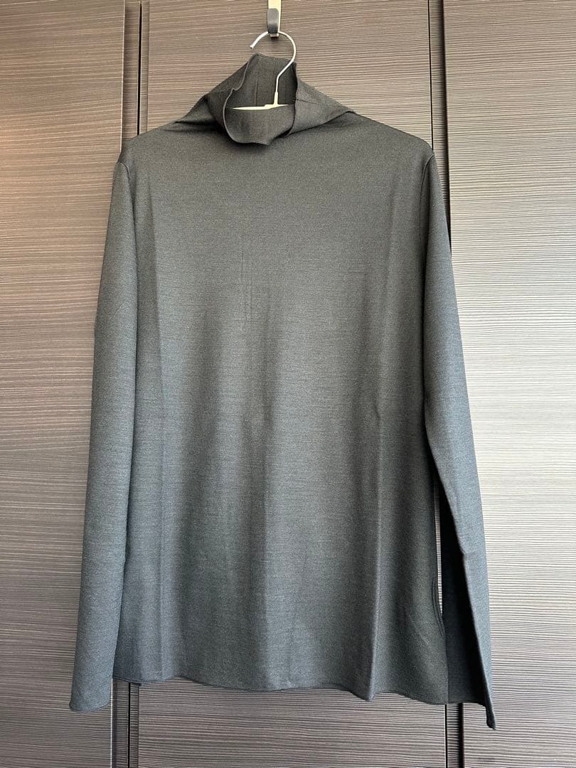 T*o様 【ADOREアドーア】ハイゲージウールジャージーカットソー38《ブラッ