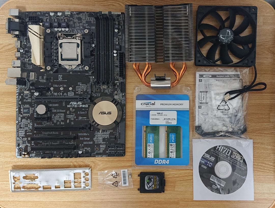 CPU, マザーボード, メモリ, CPUクーラー【まとめ売り】