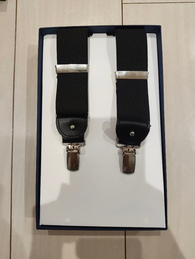  THURSTON アルバートサーストン サスペンダー 黒 Mサイズ