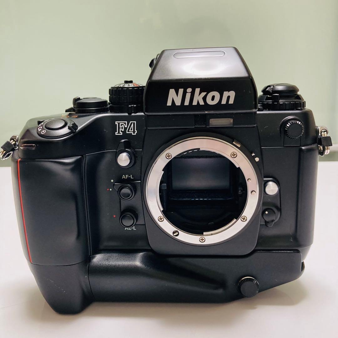 [動作品]Nikon F 4S フィルムカメラ ボディ MB-21付属