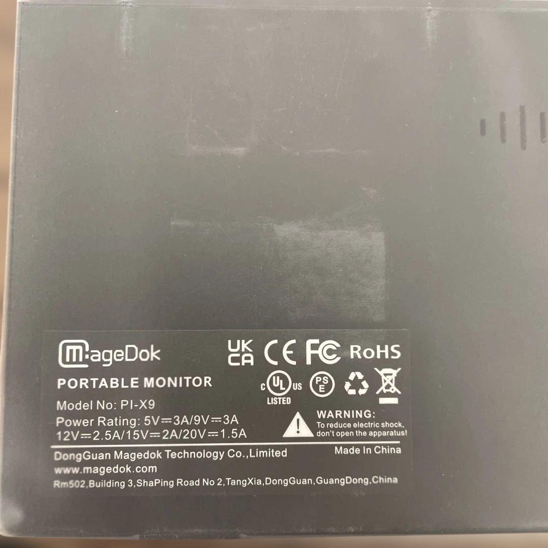 262094モバイルモニター 4k 16 インチ有機EL OLED