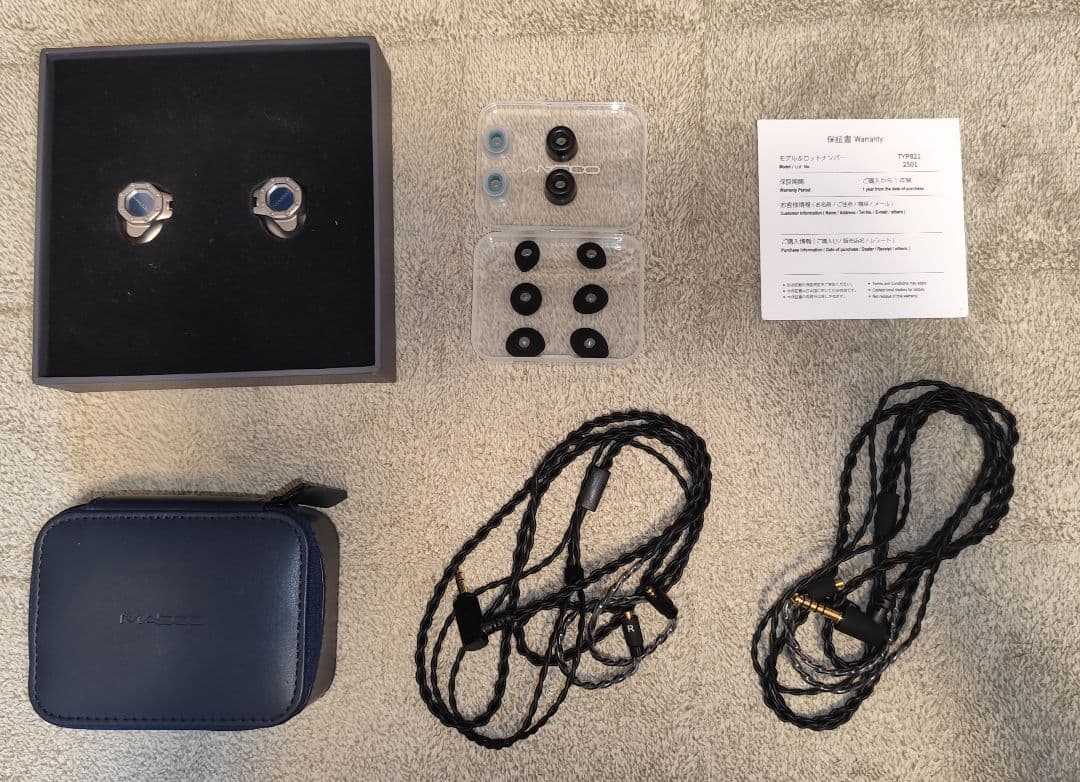 [即購入OK]完品　MADOO Typ821＋MDX30楕円イヤーピース