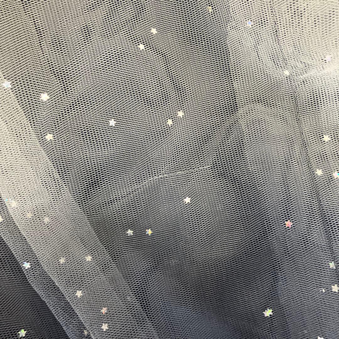 ドレスコ DRESCCO グレイネイビーシルバースターロングドレス 150cm