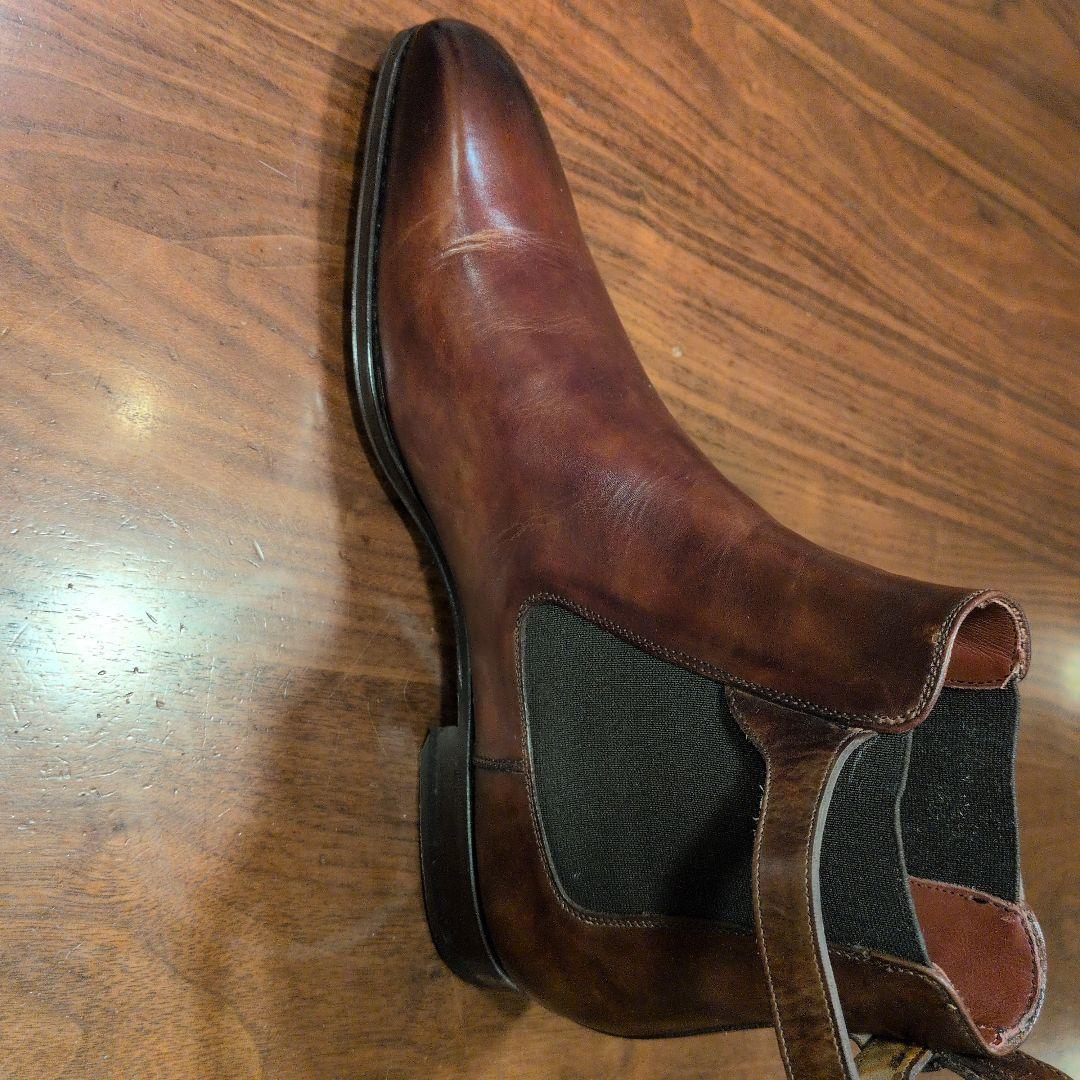 holly MAGNANNI ダークブラウン サイドゴアブーツ