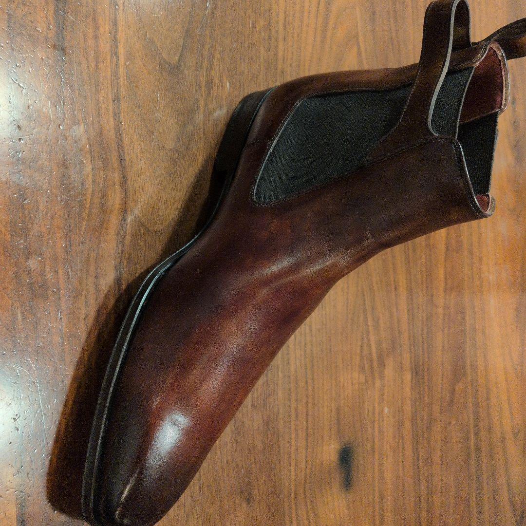 holly MAGNANNI ダークブラウン サイドゴアブーツ