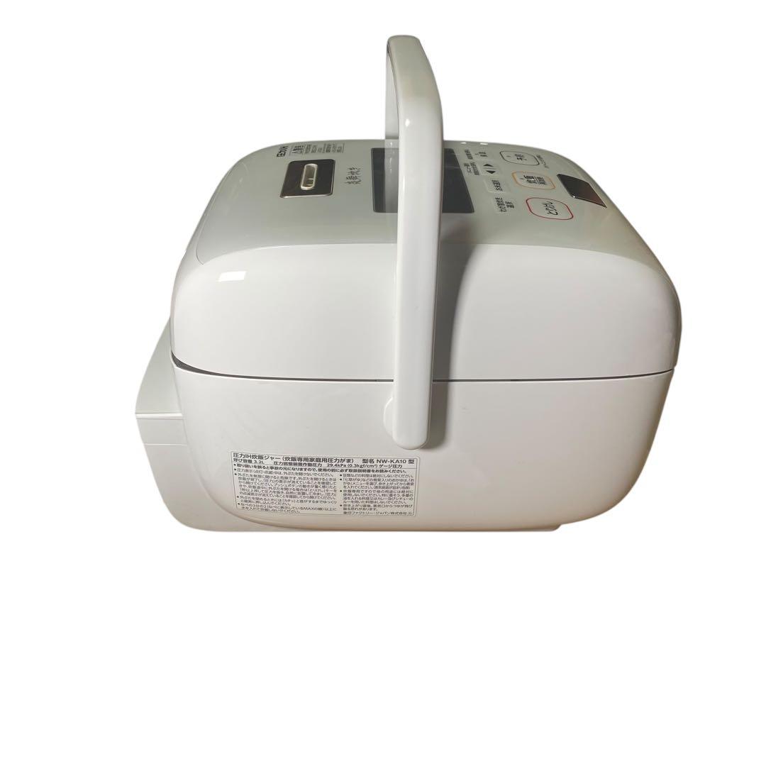 象印 炎舞炊き NW-KA10 圧力IH炊飯ジャー 5.5合炊き 2018年製