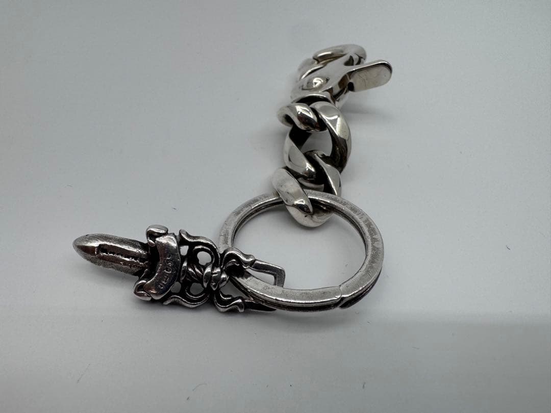 【正規品】CHROME HEARTS クラシックキーチェーン クリップ ショート