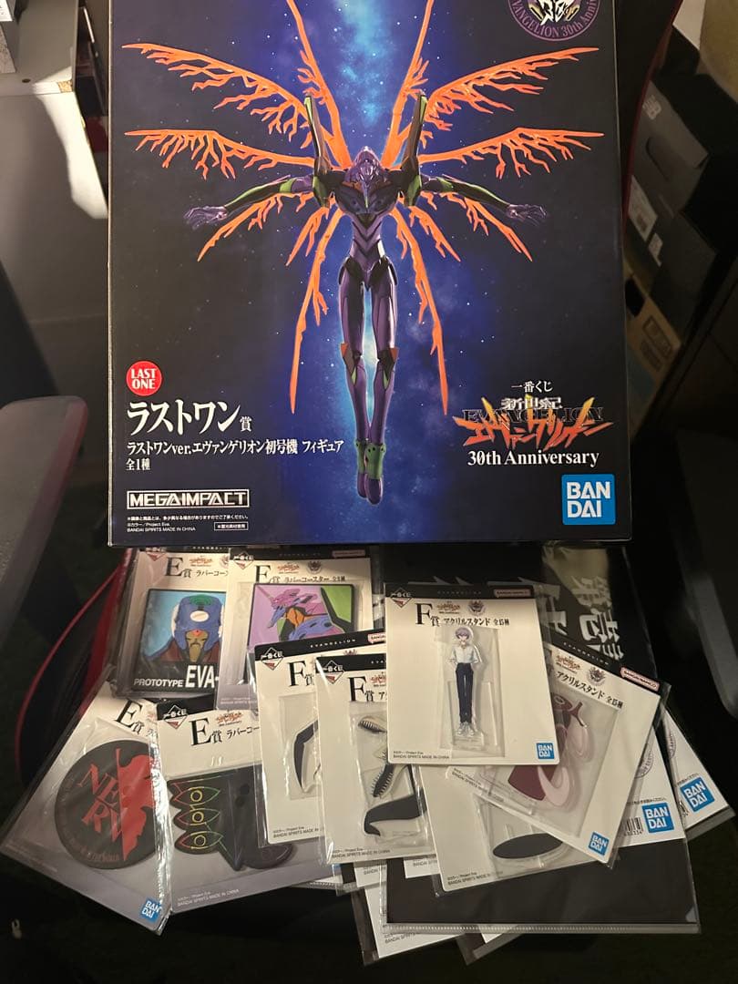 一番くじ エヴァンゲリオン ラストワン賞 初号機 フィギュア C賞レイD賞アスカ